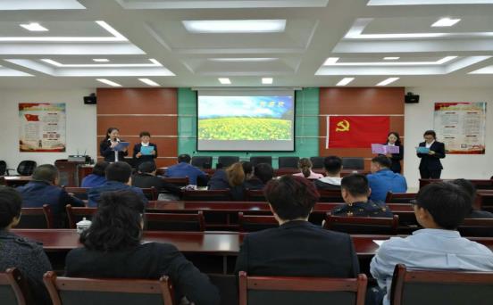 诵读经典 传承文明 提升企业文化——支部主题党日